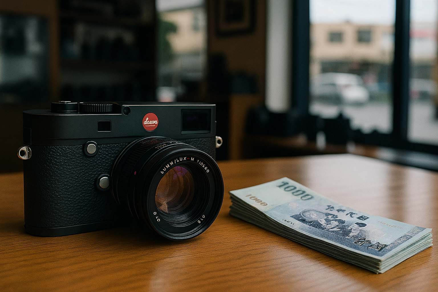 Leica 相機收購實景圖,高價估價換現金,青蘋果3C門市現場交易